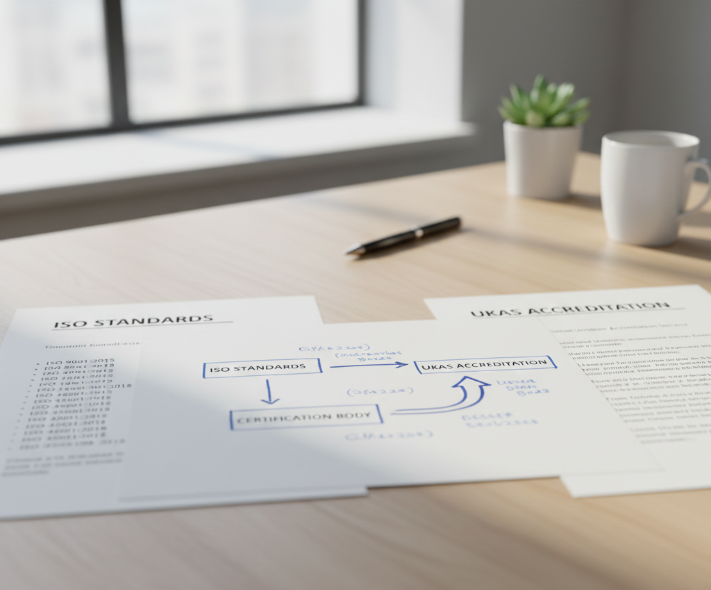 ISO vs UKAS explained through UK certification and accreditation review
