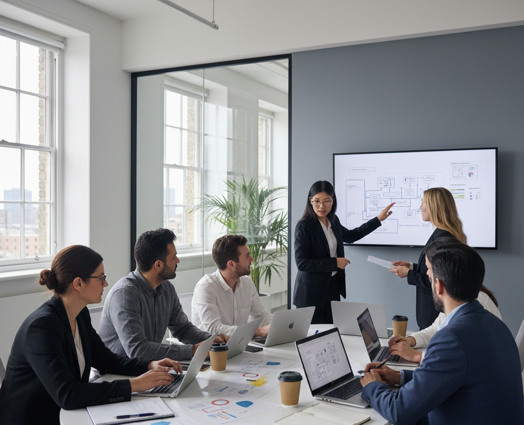 ISO 9001 principles applied in a UK quality management system