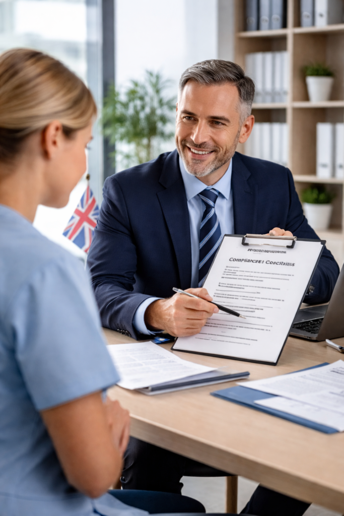 CQC registration consultancy in the UK supporting care providers with compliance documentation and approval process.